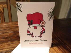 Carte de noël Nathalie