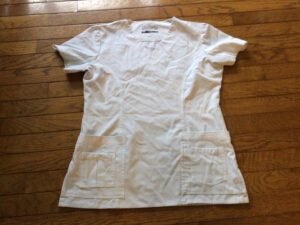 Haut d’uniforme blanc xsmall Marvella