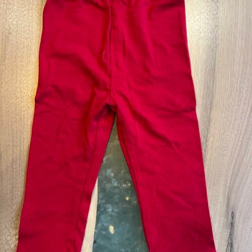 Legging rouge 6-12 M