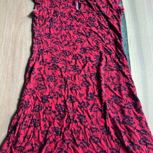 Robe Folia rouge à motifs XS