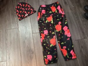 Kit LP wowwwww! Pantalon doublé en polar 5T-6T + tuque