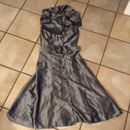 Robe chic gr 4 / semble small / grise lustrée