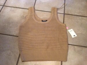 Camisole tricot x small neuve!