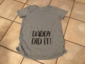 T shirt grossesse large