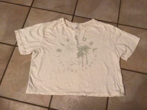 RIPCURL crème médium / très beau