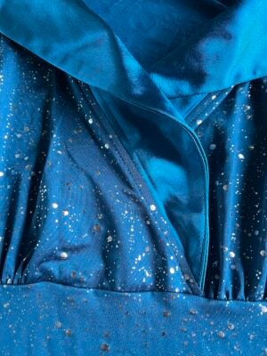 Beau top bleu brillant M