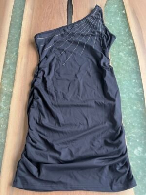 Robe noire à brillants  G