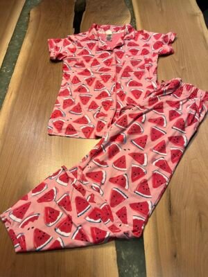 💖Pyjama 2 pièces melon d’eau M