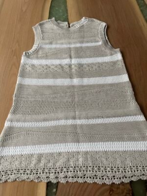 Robe en coton style tricot H