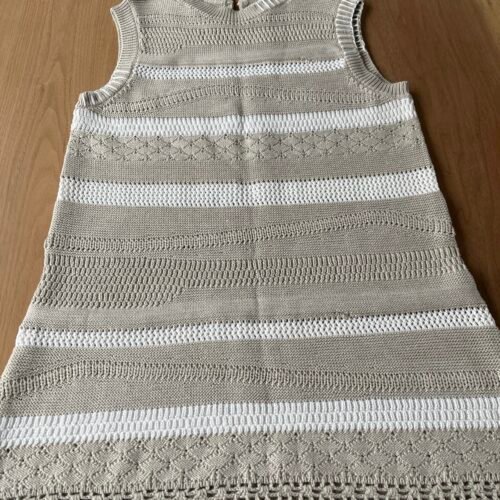 Robe en coton style tricot H