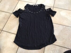 Haut cyrus large noir