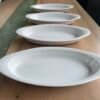 4 assiettes ovales Corningware