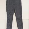 pantalon noir H&M à motifs blancs