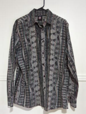 chemise à motifs