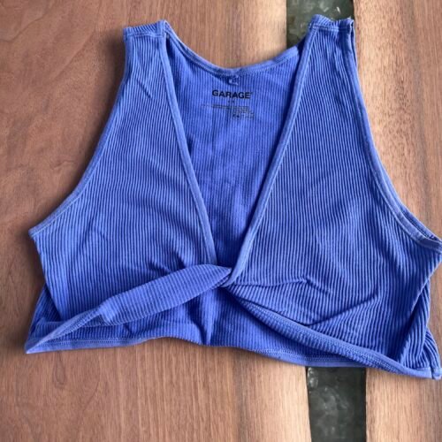 Top bleu mauve Le Garage P