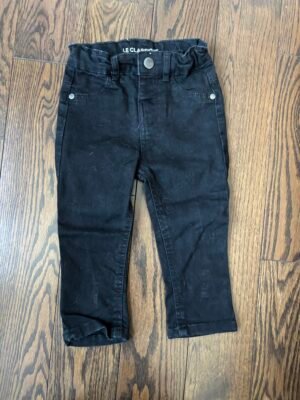 Pantalon jeans noir tag 18 mois