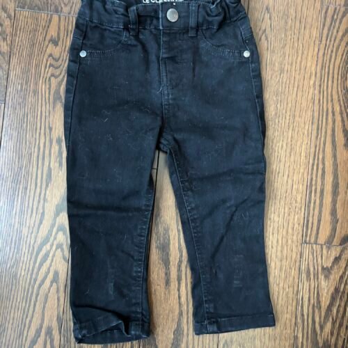 Pantalon jeans noir tag 18 mois