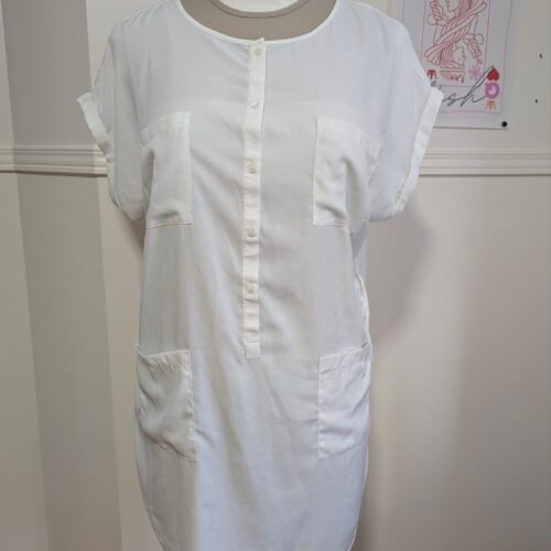 robe/ tunique Jacqueline de Yong, blanc cassé gr EU 38  ( semble médium -large)