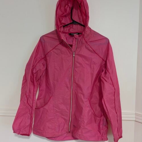 coupe-vent en nylon rose