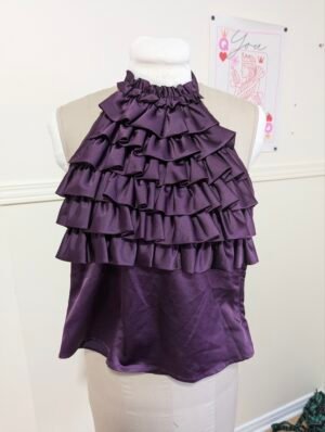 top mauve style satin Vero Moda