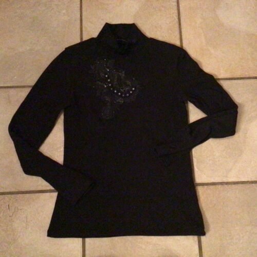 ZARA beau chandail semble small / noir / doux