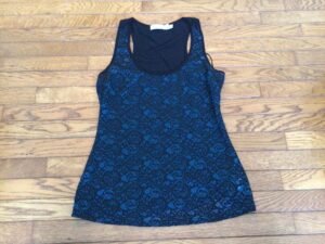 Camsiole Costa Blanca xlarge noire et turquoise