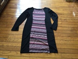 Robe semble médium tissus léger