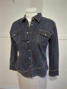 veste en jeans Marie-Claire, semble médium