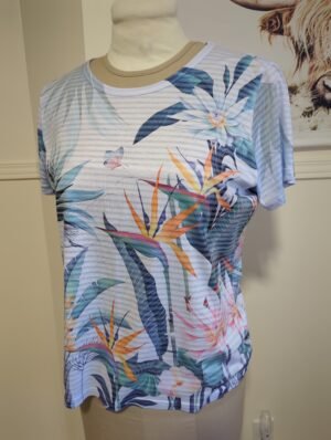 chandail Moffi feuilles et fleurs