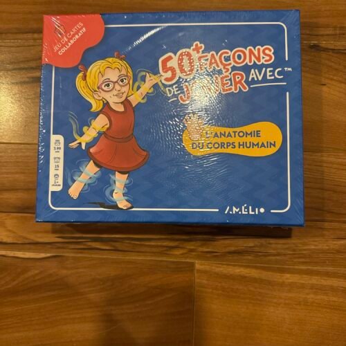 Jeu éducatif d’Amélio NEUF ENCORE EMBALLÉ : 50 façons de jouer avec l’anatomie du corps humain !