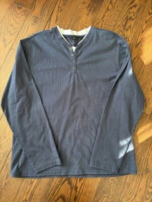 Chandail marine homme Tag large