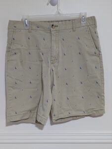 short beige à motifs ⛵ IZOD