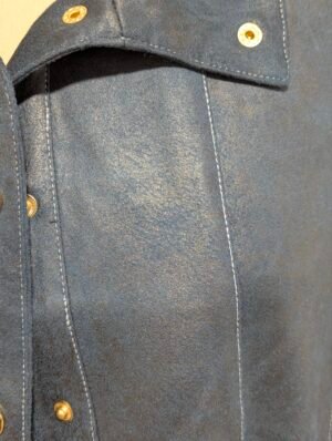 veste NESS bleu deux tons style usé