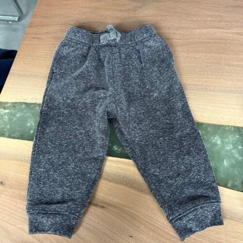 Pantalon coton ouaté gris 12-18M