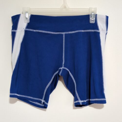 short sport bleu et blanc
