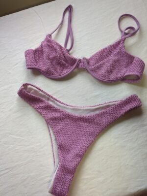 bikini mauve👙, semble xs