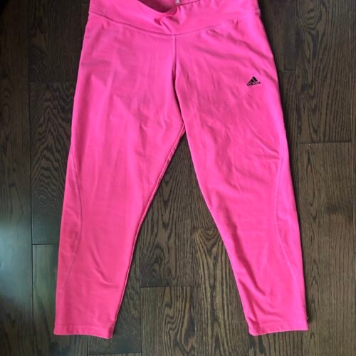 Leggings 3/4 rose flash adidas small