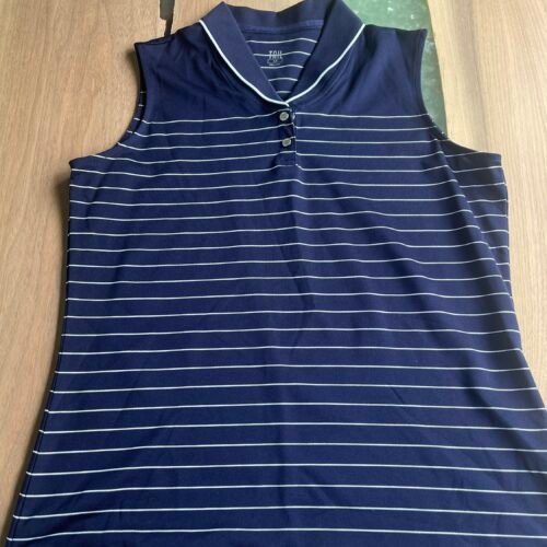 Polo bleu & blanc M
Tail