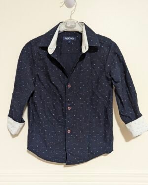 superbe chemise bleu marine NOCode gr 5