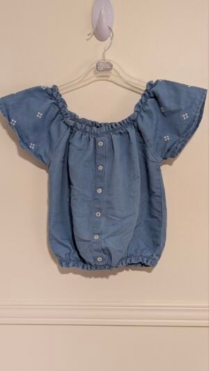 blouse enfants ,couleur jeans,