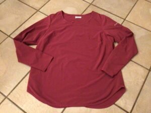 Superbe haut COLUMBIA semble neuf! Xlarge / mauve