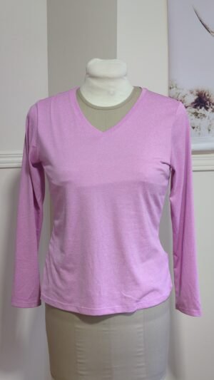 chandail sport rose manches longues