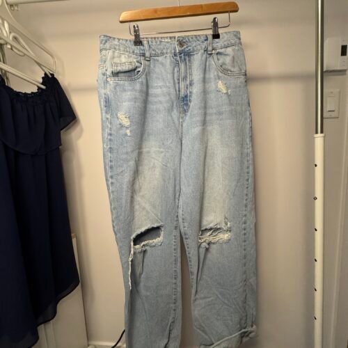 Jean gr.11 jambe large/taille haute