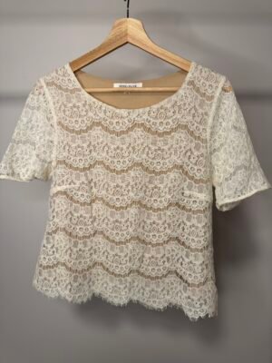 Chandail rose+olive XS