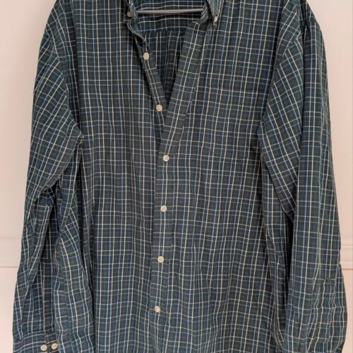 chemise à carreaux vert et beige ARROW