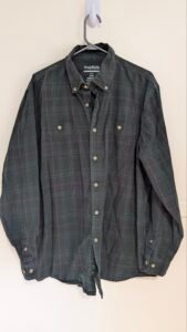 chemise WindRiver à carreaux vert forêt