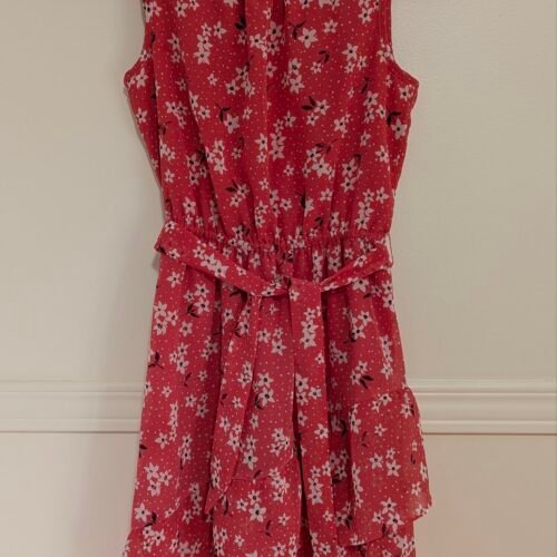 Robe fleurie corail H&M 9-10Y