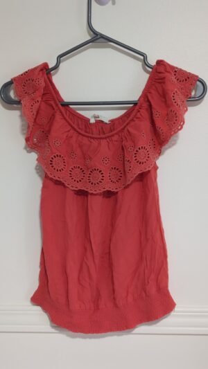 top orangé H&M gr 11-12 Ans