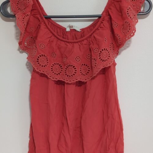 top orangé H&M gr 11-12 Ans