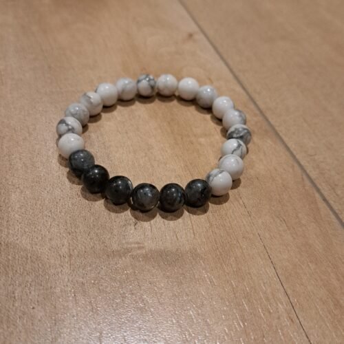 Bracelet - blanc et noir